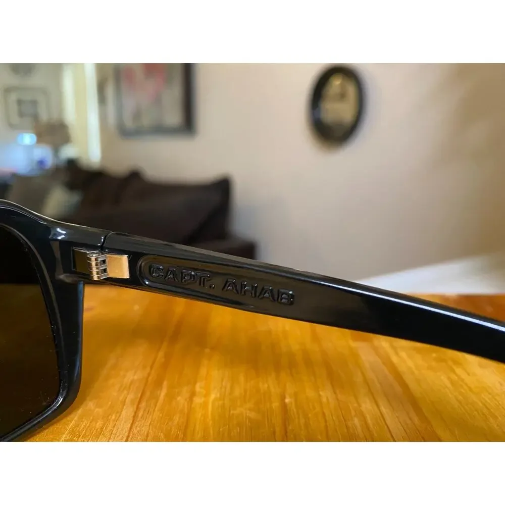 Vintage Y2K Electric Captain AHAB Black Sunglasses Snow Surf California Eyewear